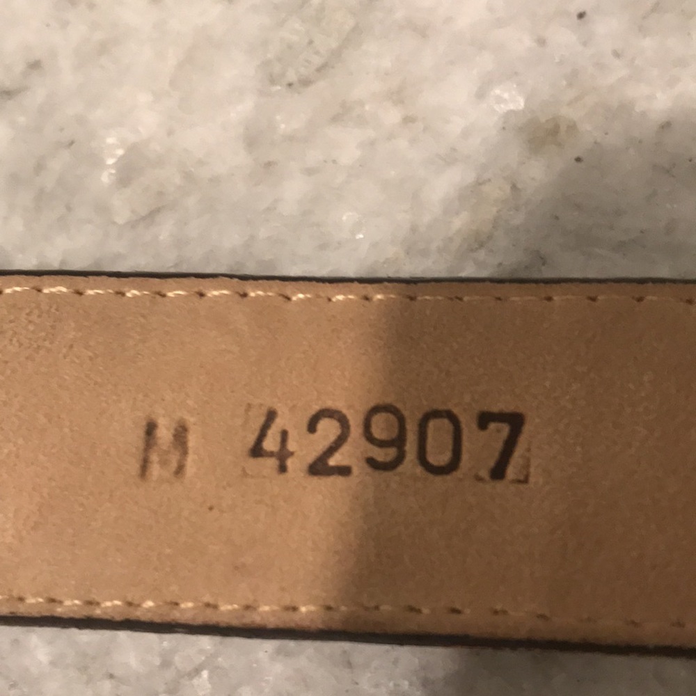 Vintage Brighton Leather Belt Women's Size M 30 Silver Heart #42907 Made in USA - Picture 3 of 7